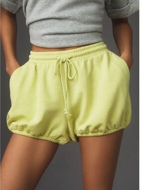 Daily Practice by Anthropologie  Lime Bloomer Shorts